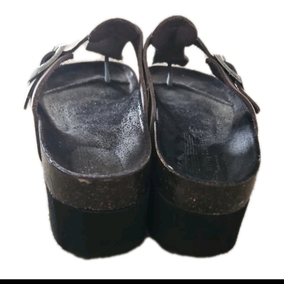 Jeffrey Campbell Womens Gray Leather Platform Trendy Thong 37 - Picture 3 of 10